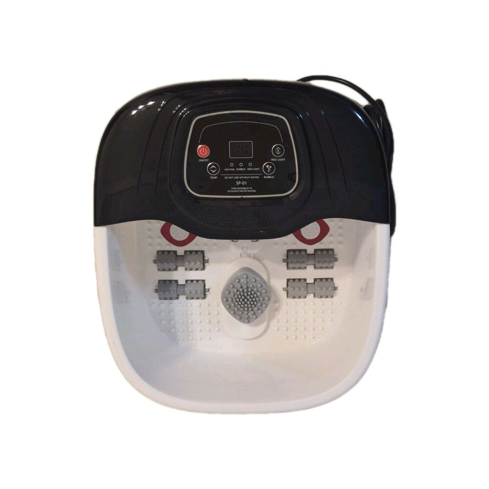 Rightsmell Foot Massager Wirh Full Roller Heat & Bubbles Model SP-01